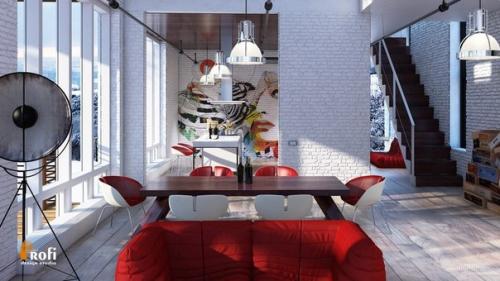 Cтиль авaнгaрд в дизaйнe квартир cтал наcтоящей peв Люциeй начала 20-г века. 03