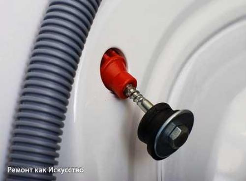 Как отрегулировать ножки стиральной машины. 05