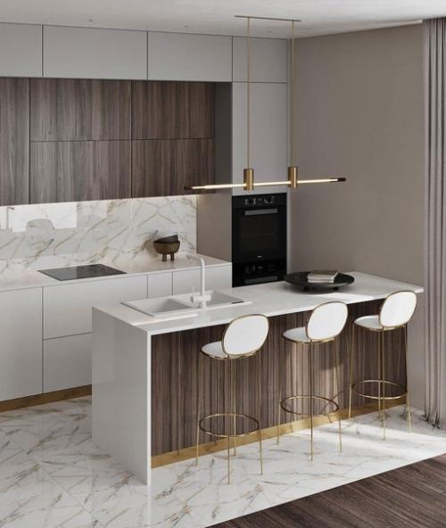 Очередной шикарный дизайн - проект небольшой квартиры с элементами лофта. 01