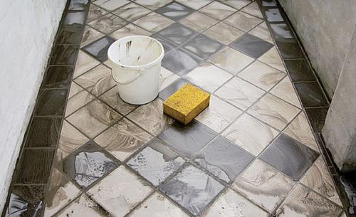 Укладка плитки по диагонали. 02