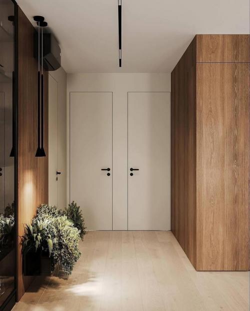 Интерьер однокомнатной квартиры в современном стиле. 02