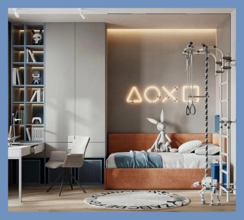 Просторная комната для мальчика - подростка. 02