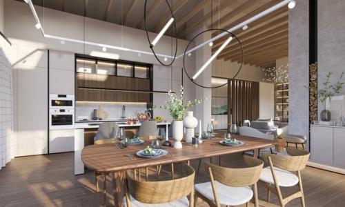 Визуализация стильного дизайн - проекта дома. 06