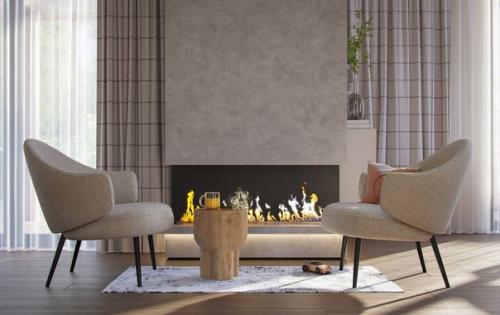 Визуализация стильного дизайн - проекта дома. 02