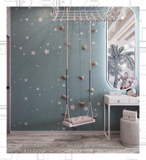 Детская мечты.  Хорошая идея со вторым этажом детям будет где играть. 02