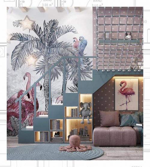 Детская мечты.  Хорошая идея со вторым этажом детям будет где играть. 01