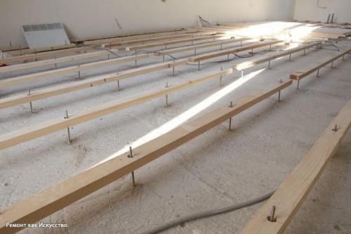 Укладка фанеры по лагам. 01 Укладка фанеры по лагам. 01