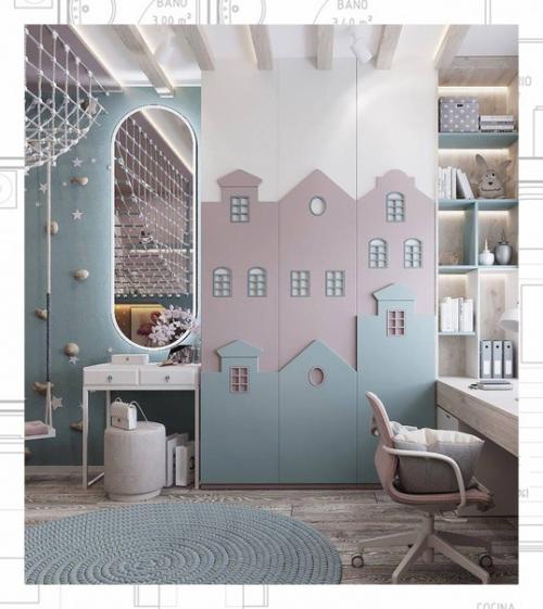 Детская мечты.  Хорошая идея со вторым этажом детям будет где играть. 03