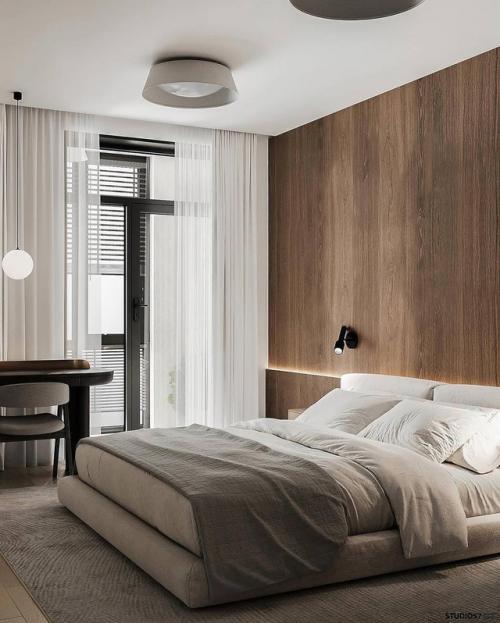 Интерьер однокомнатной квартиры в современном стиле. 03