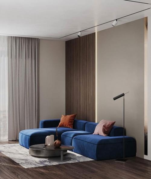 Очередной шикарный дизайн - проект небольшой квартиры с элементами лофта. 02