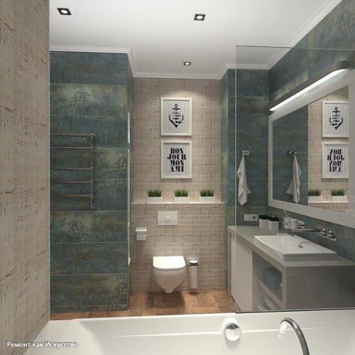 Проект дизайна квартиры 48 кв. 07