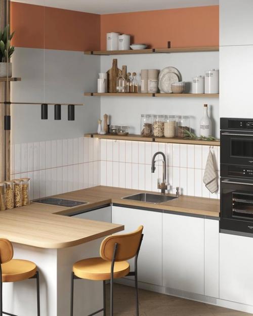 Светлый и насыщенный интерьер квартиры с яркими акцентами. 03