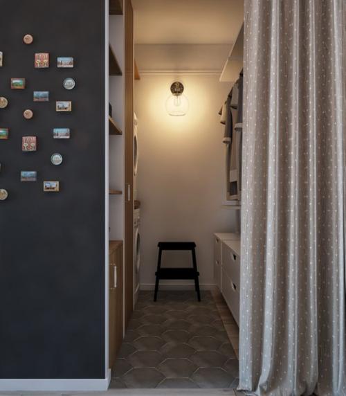 Дизайн однокомнатной квартиры - распашонки 37, 5 кв. 05