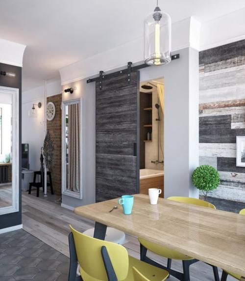 Дизайн однокомнатной квартиры - распашонки 37, 5 кв. 06