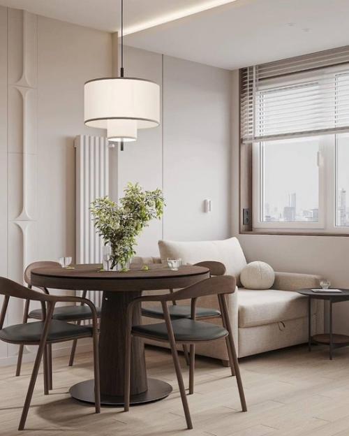 Интерьер кухни в современном стиле, площадью 12 м 2. 04