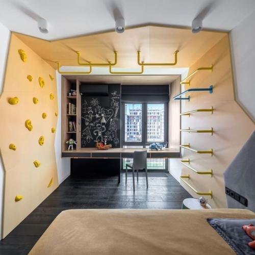 Подборка для вдохновения: детские комнаты с необычным дизайном. 03