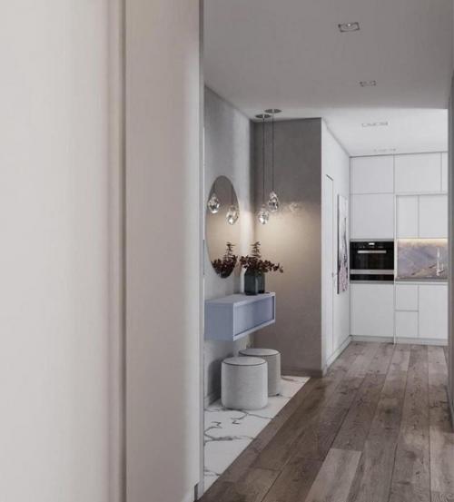 Для интерьера этой квартиры мы дизайнеров задействовали. 01