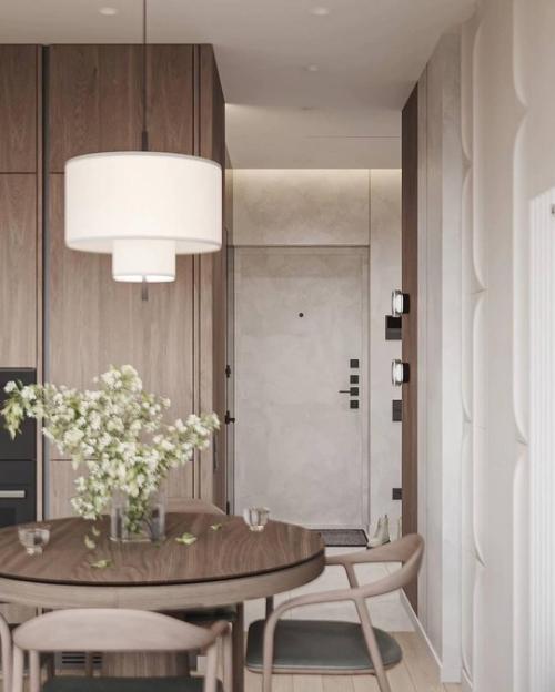 Интерьер кухни в современном стиле, площадью 12 м 2. 05