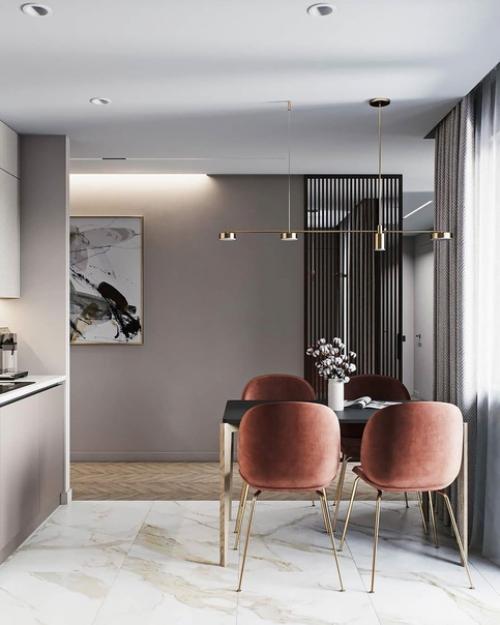 Стильный дизайн - проект квартиры с яркими акцентами. 03