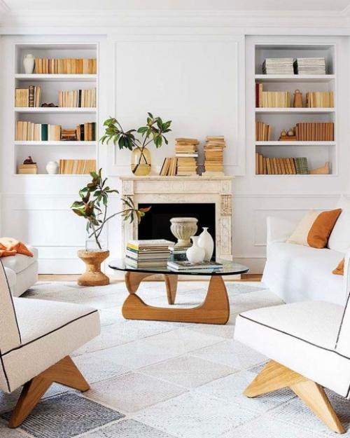 Очень светлый и солнечный интерьер квартиры с белоснежным оформлением. 02