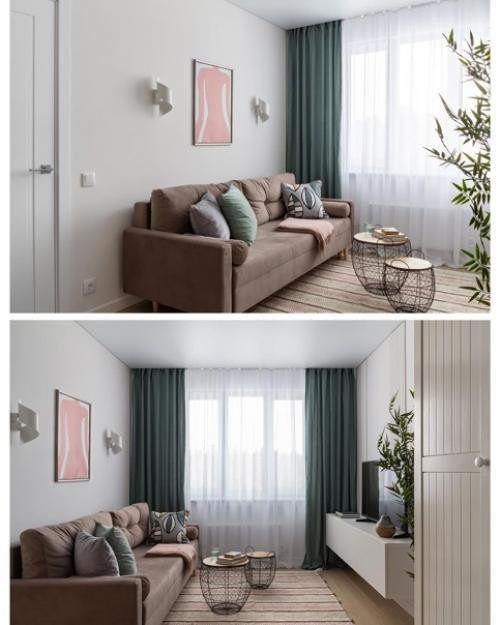 Квартиру сначала делали для молодой семьи, но затем у заказчиков изменились планы и решили доделывать ремонт под сдачу. 05