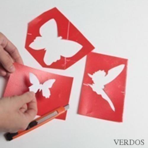 Светящиеся бабочки на СТЕНЕ. 02