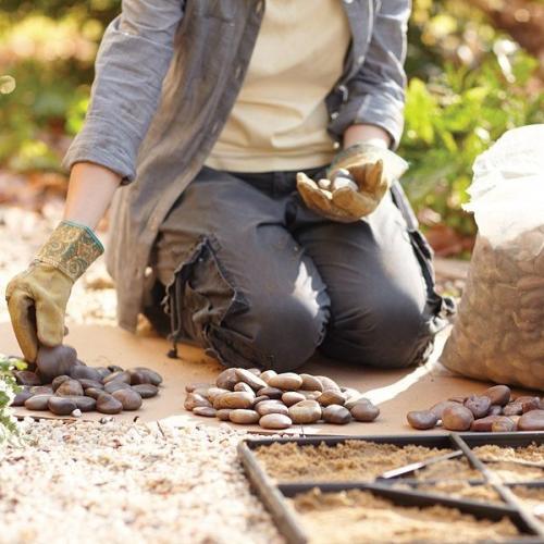 Садовая дорожка из камней своими руками. 04 Садовая дорожка из камней своими руками. 04