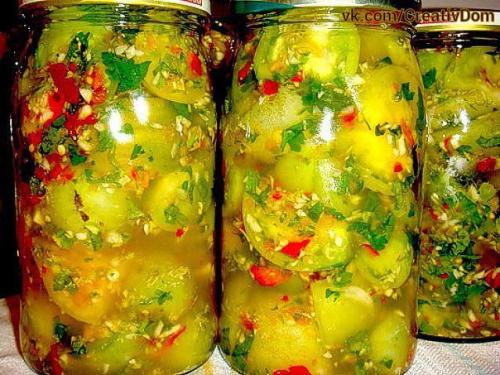 5 замечательных рецептов из зеленых помидор. 01