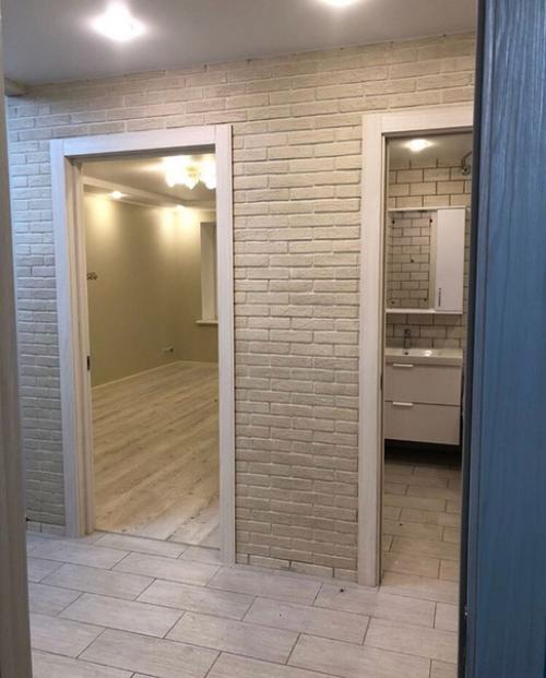 Финишные работы.  Квартира без дизайна проекта делалась. 06