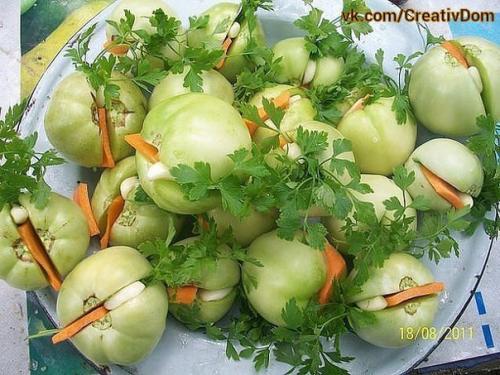 5 замечательных рецептов из зеленых помидор. 03