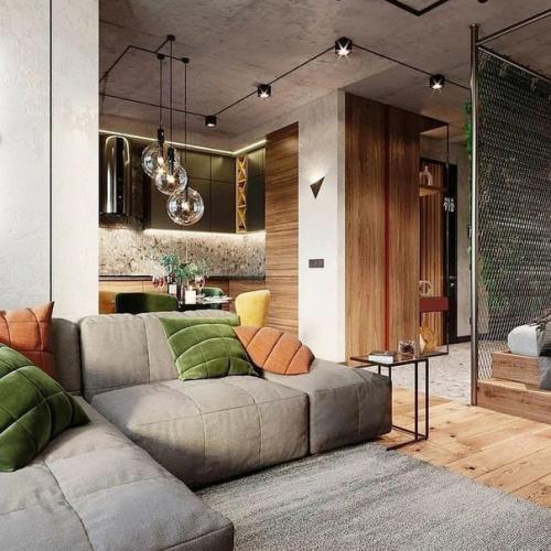 Харизматичный лофт в однушке, площадью - 45 кв. 02