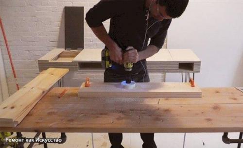 На заметку!  Подвесная полка под цветы своими руками. 01