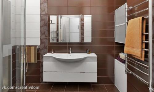 Шоколадный цвет в интерьере. 01