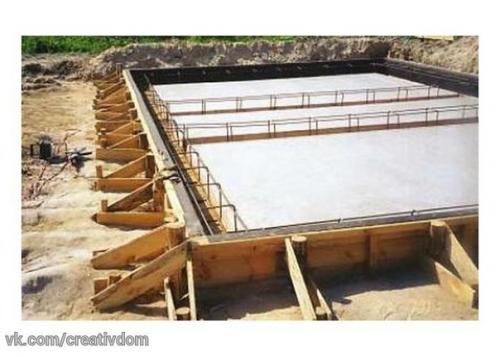 Фундамент монолитная плита. 03 Фундамент монолитная плита. 03