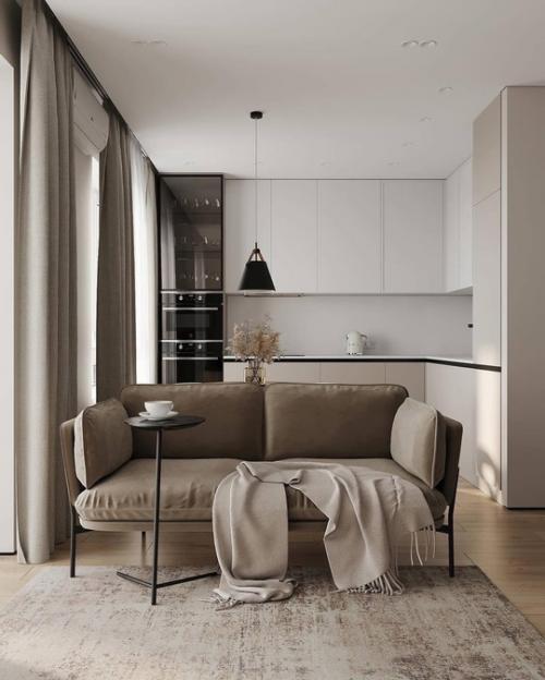 Лаконично, без лишнего Шума, уютно, функционально. 05