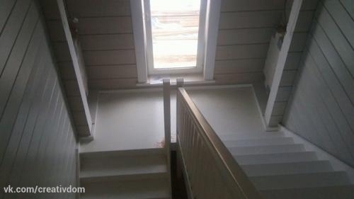 Нестандартная лестница (ширина выходного марша 1400 мм) установлена. 01