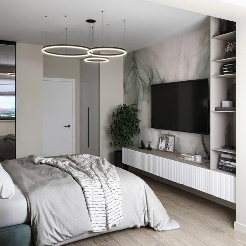 Стильный интерьер небольшой квартиры. 08