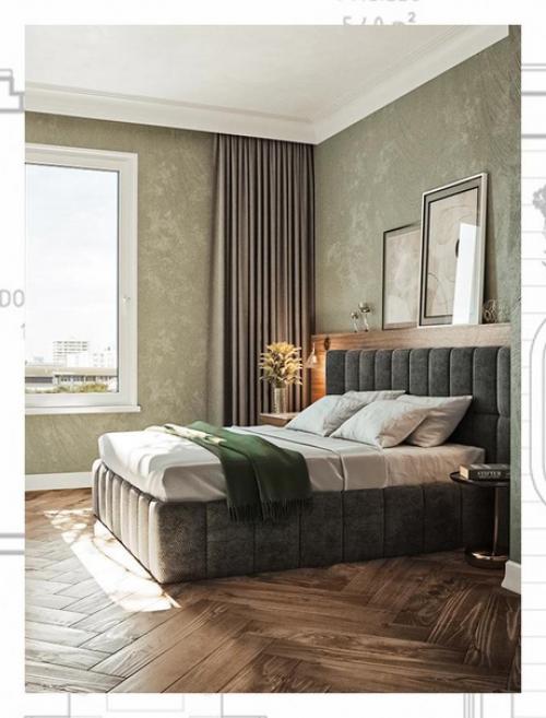 Проект дизайна интерьера вартиры в современном стиле. 06