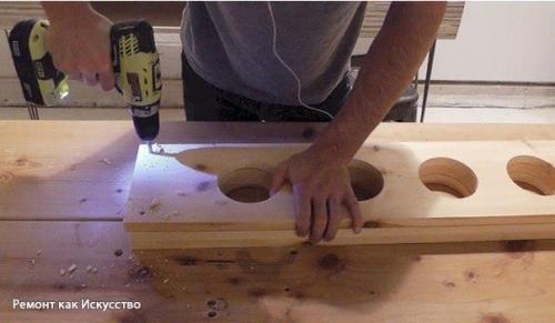 На заметку!  Подвесная полка под цветы своими руками. 02