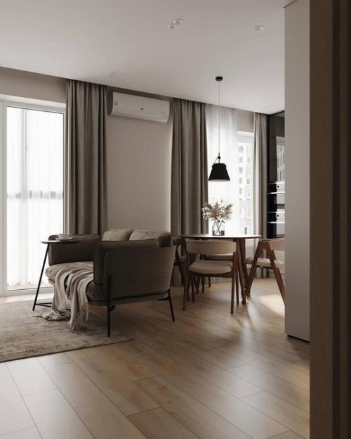 Лаконично, без лишнего Шума, уютно, функционально. 04