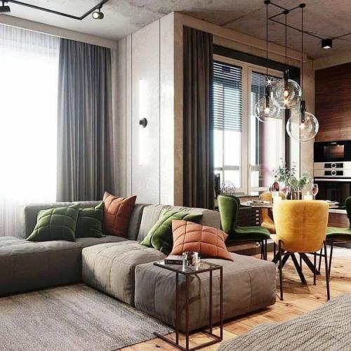 Харизматичный лофт в однушке, площадью - 45 кв. 03