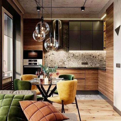 Харизматичный лофт в однушке, площадью - 45 кв. 01