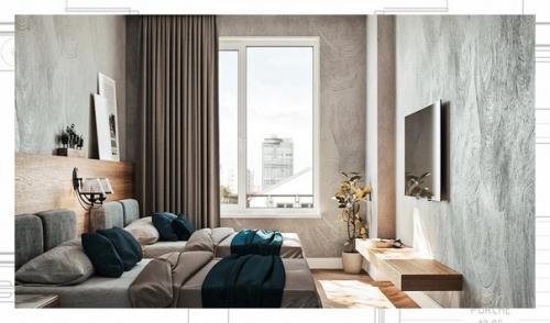 Проект дизайна интерьера вартиры в современном стиле. 04