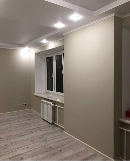 Финишные работы.  Квартира без дизайна проекта делалась. 01