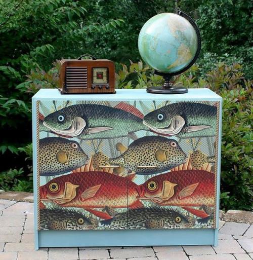 Красивые идеи декупажа мебели. 04