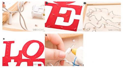 Светящаяся надпись Love своими руками. 04 Светящаяся надпись Love своими руками. 04