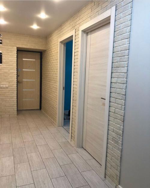 Финишные работы.  Квартира без дизайна проекта делалась. 04