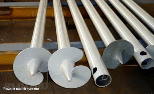 Забор из профнастила на винтовых сваях своими руками. 03