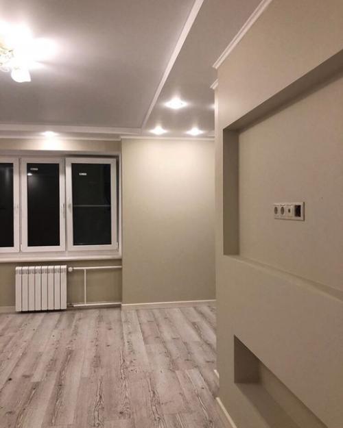 Финишные работы.  Квартира без дизайна проекта делалась. 02