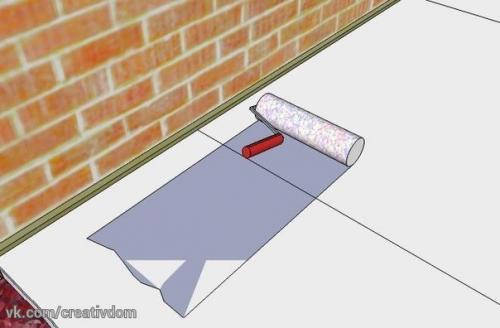 Сухая стяжка с применением ГВЛВ. 07